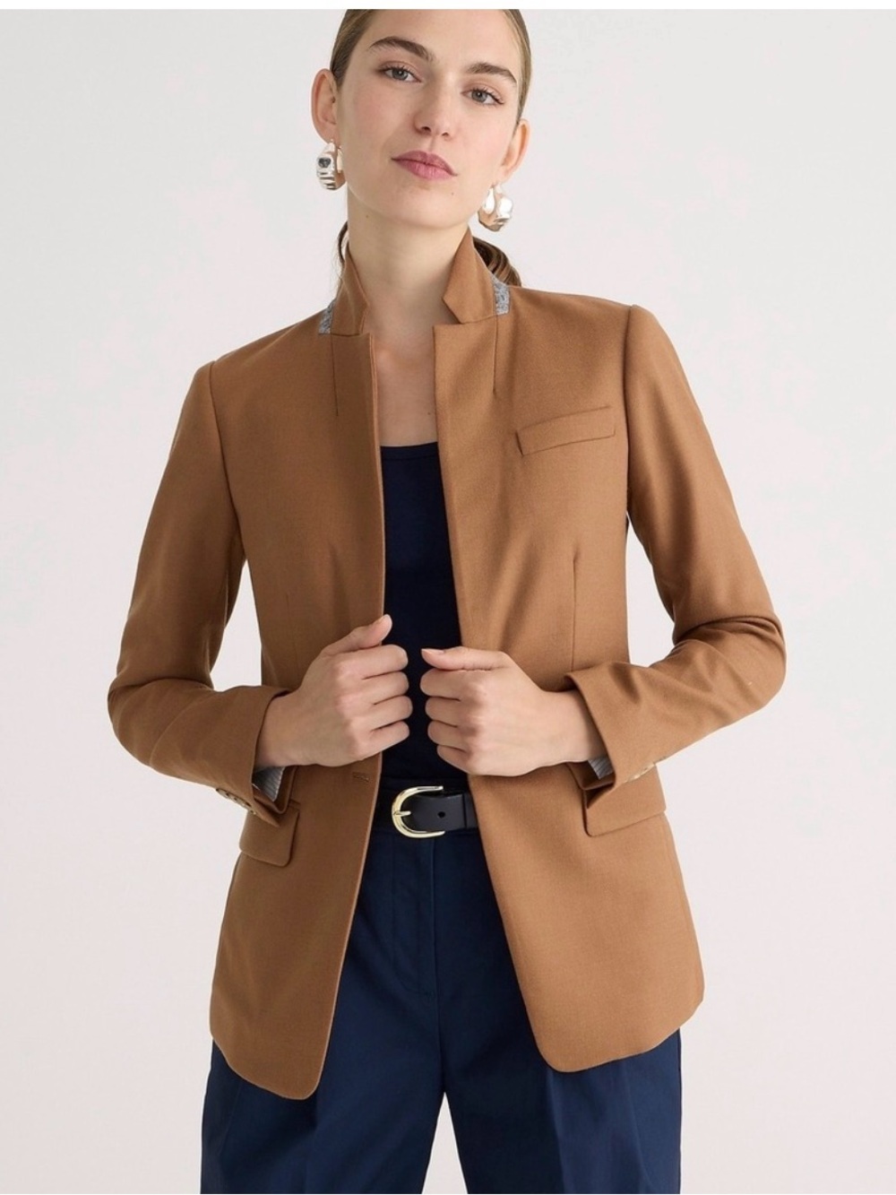 J. Crew Wool Camel Regent Blazer
